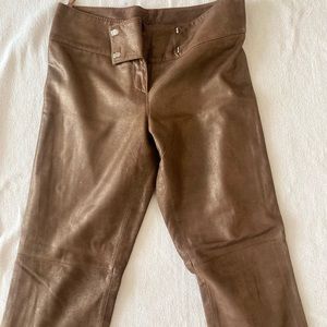 Cache, straight leg/flare, size 4